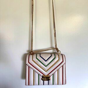 Michael by Michael Kors Whitney Rainbow Leather Shoulder Bag